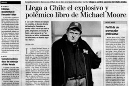 Llega a Chile el explosivo y polémico libro de Michael Moore
