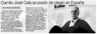 Camilo José Cela acusado de plagio en España