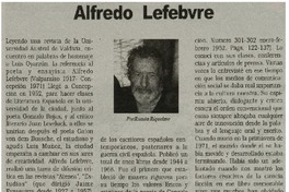 Alfredo Lefebvre sorprendidos en revista "Paréntesis" con reportaje de la concejala