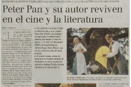 Peter Pan y su autor reviven en el cine y la literatura