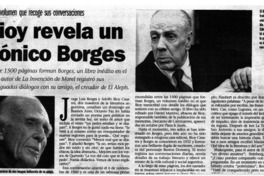 Bioy revela un irónico Borges.