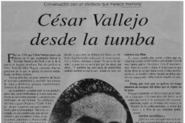 César Vallejo desde la tumba
