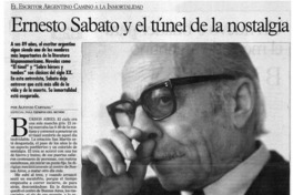 Ernesto Sábato y el túnel de la nostalgia