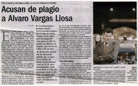Acusan de plagio a Alvaro Vargas Llosa