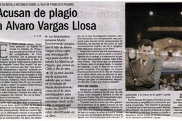 Acusan de plagio a Alvaro Vargas Llosa