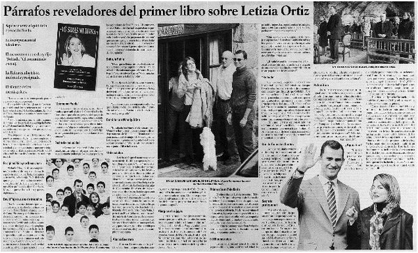 Párrafos revladores del primer libro sobre Letizia Ortiz