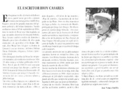 El escritor Bioy Casares