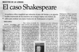 El Caso Shakespeare