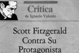Scott Fitzgerald contra su protagonista