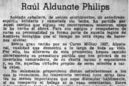 Raúl Aldunate Philips