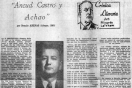 "Ancud, Castro y Achao"