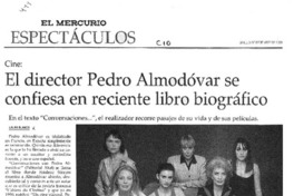 El Director Pedro Almodóvar se confiesa en reciente libro biográfico