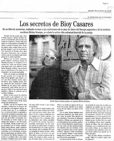 Los Secretos de Bioy Casares.