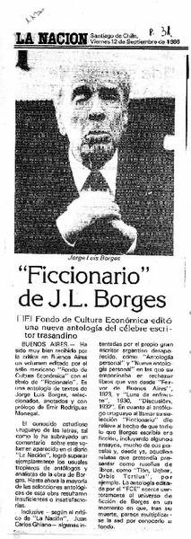 Ficcionario" de J. L. Borges.