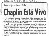 Chaplin está vivo.