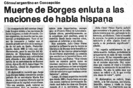 Borges descansará en cementerio de notables.