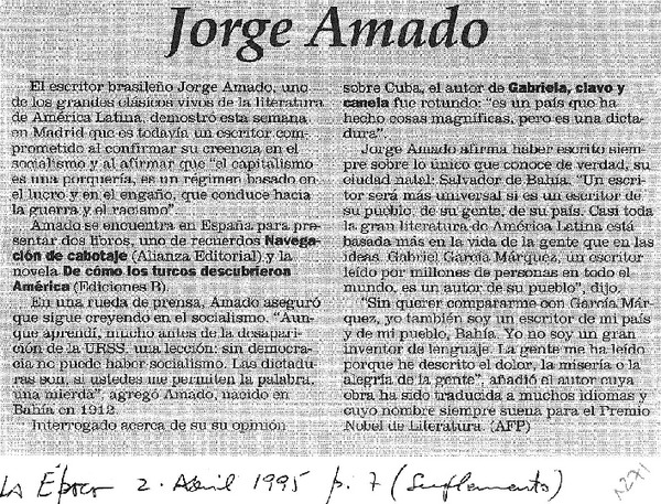 Jorge Amado.