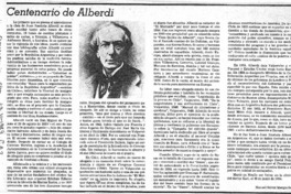 Centenario de Alberdi