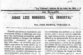 Jorge Luis Borgues: "El Inmortal"