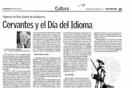 Cervantes y el Día del Idioma