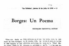 Borges: un poema