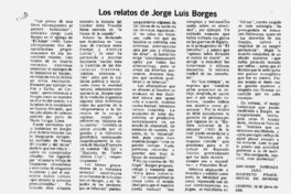 Los Relatos de Jorge Luis Borges