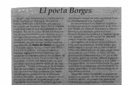 El poeta Borges.