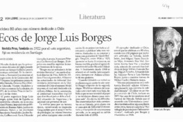 Ecos de Jorge Luis Borges