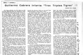 Guillermo abrera Infante: "tres tristes tigres"