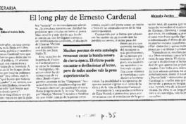 El Long play de Ernesto Cardenal