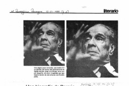 Una Biografía de Borges... escrita por Borges... dentro de cien años: en el 2074.
