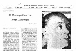 El Cosmopolitismo de Jorge Luis Borges