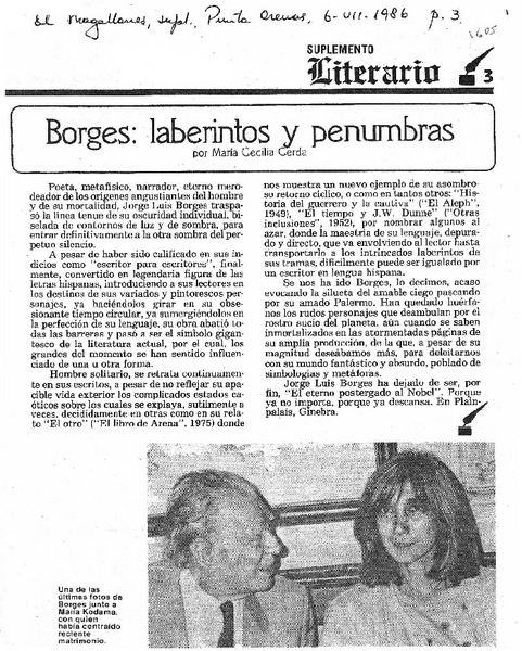 Borges: laberintos y penumbras