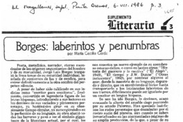 Borges: laberintos y penumbras
