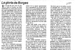 La gloria de Borges