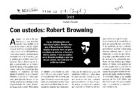 Con ustedes: Robert Browning