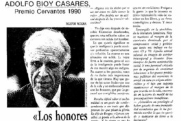 El prodigio histórico de Bioy Casares