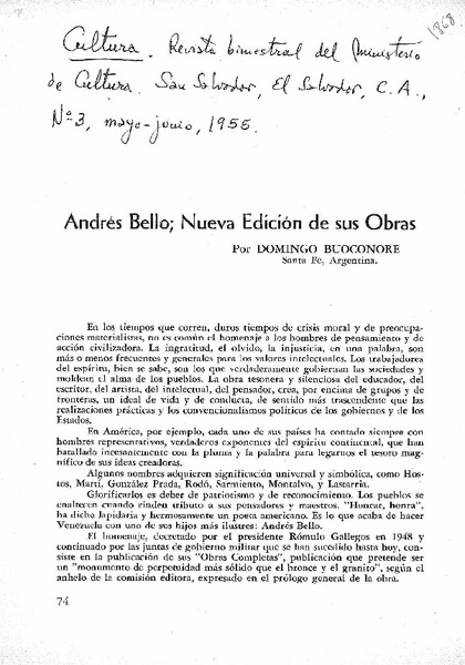 Andrés Andrés; nueva edición de sus obras