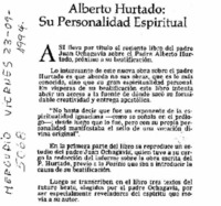 Alberto Hurtado, su personalidad espiritual.