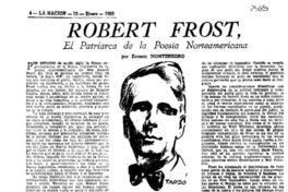 Robert Frost, el patriarca de la poesía norteamericana