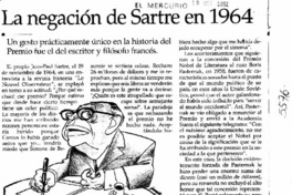 la negación de Sartre en 1964.