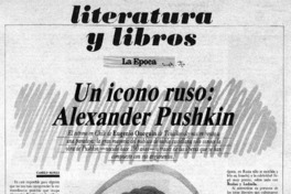 Un Icono ruso: Alexander Pushkin