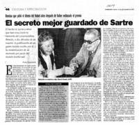 El secreto mejor guardado de Sartre