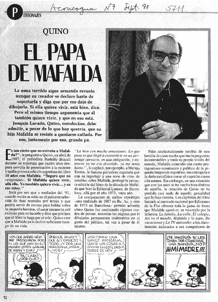 El papá de Mafalda.