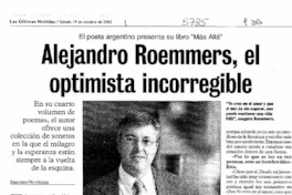 Alejandro Roemmers, el optimista incorregible