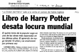 Libro de Harry Potter desata locura mundial.