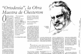 Ortodoxia", la obra maestra de Chesterton