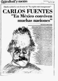 Carlos Fuentes "En México conviven muchas naciones"