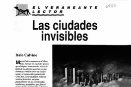 Las ciudades invisibles.