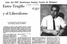 Entre Trujillo y el liberalismo